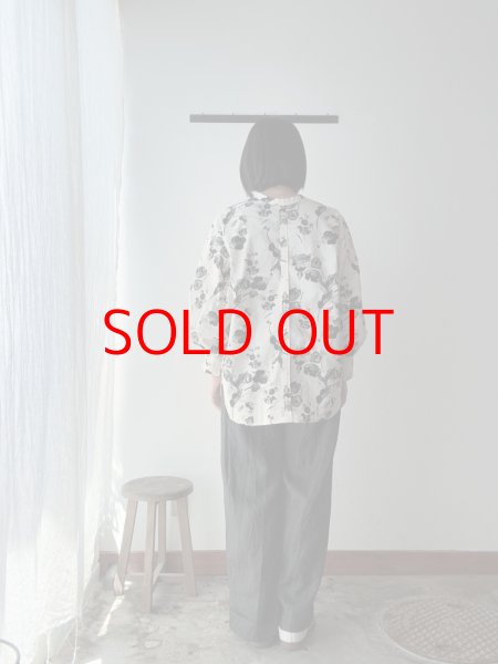 画像10: prit タイプライターフラワープリント ２wayシャツ (10)