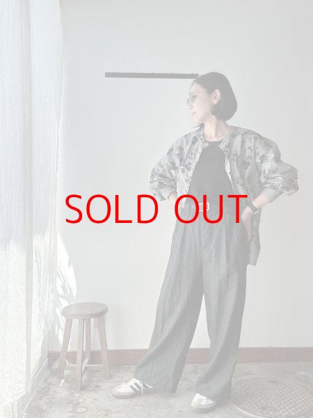 画像15: prit タイプライターフラワープリント ２wayシャツ (15)