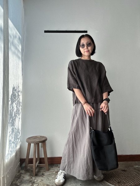 画像5: Luminaes 手染めリネン 2way henryPO (5)