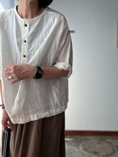 画像11: Luminaes 手染めリネン 2way henryPO (11)