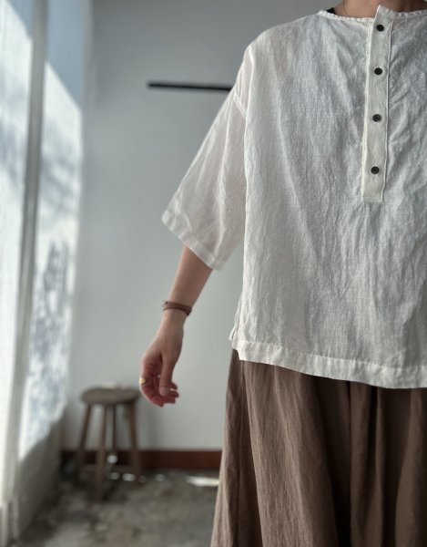 画像10: Luminaes 手染めリネン 2way henryPO (10)
