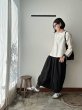 画像8: Luminaes 60コルトレイクリネン ロングプルオーバー (8)
