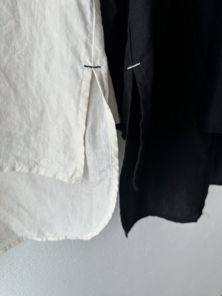 画像8: Luminaes 60コルトレイクリネン ロングプルオーバー (8)