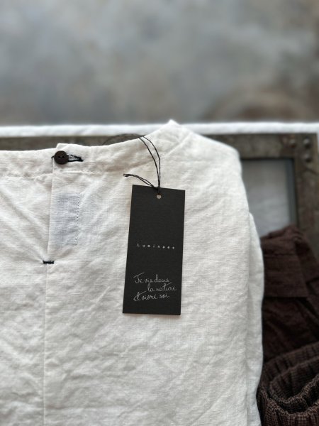 画像15: Luminaes 60コルトレイクリネン ロングプルオーバー (15)