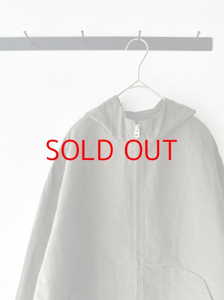 画像8: NATURAL LAUNDRY コットンリネンポプリン ジップアップブルゾン (8)