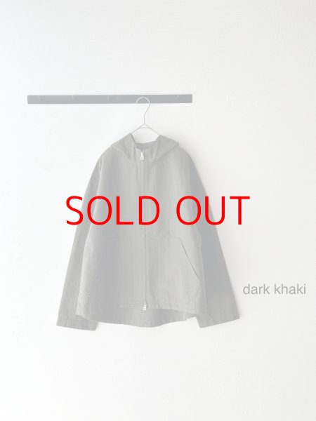 画像7: NATURAL LAUNDRY コットンリネンポプリン ジップアップブルゾン (7)