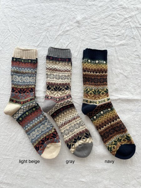 画像2: *sale30%off* French Bull MEN'S オータムソックス【３足までクリックポスト可】 (2)