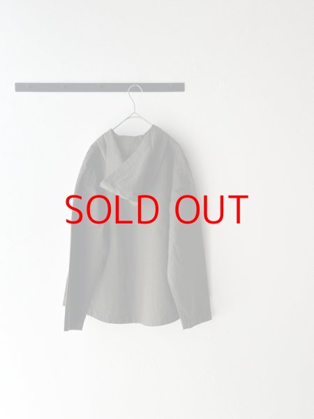 画像11: NATURAL LAUNDRY コットンリネンポプリン ジップアップブルゾン (11)