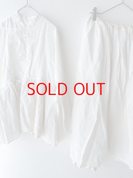 画像13: Véritécoeur リネンリバーシブルスカート (13)