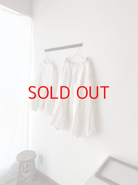 画像12: Véritécoeur リネンリバーシブルスカート (12)