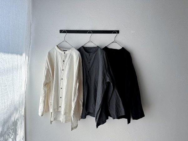 画像15: Luminaes 60コルトレイクリネン カバーシャツ (15)