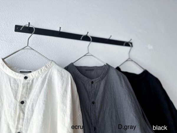 画像16: Luminaes 60コルトレイクリネン カバーシャツ (16)