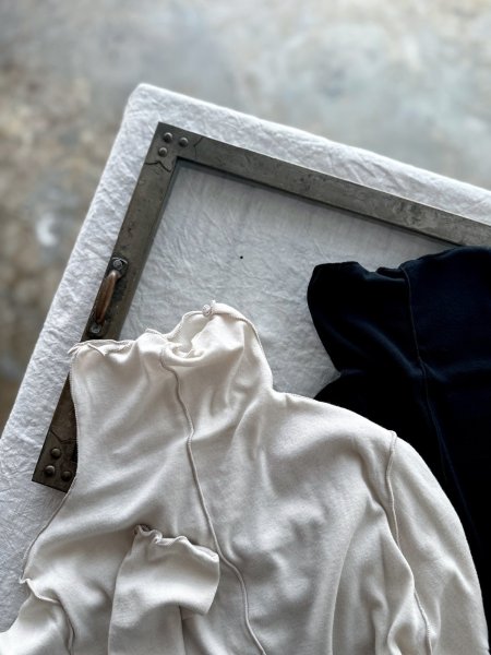 画像1: nouvelles du paradis ソフトフライス メローハイネック 【クリックポスト（185円）発送可能】 (1)