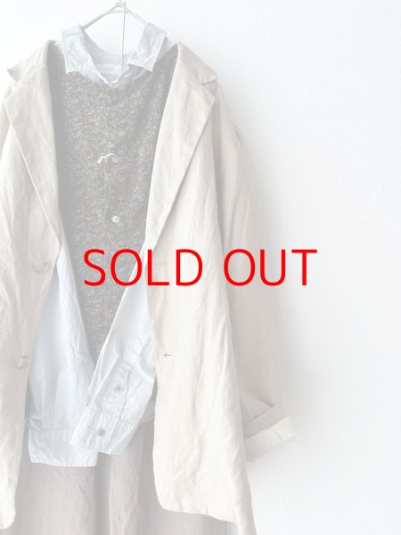 画像1: Veritecoeur リネンテーラードジャケット (1)