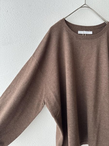 画像7: NATURAL LAUNDRY 綿ウールカシミヤ ギャザープルオーバー (7)