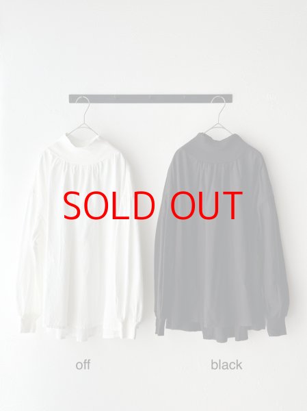 画像2: NATURAL LAUNDRY ソフテンブロード リブギャザープルオーバー (2)