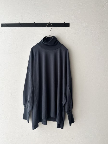 画像4: prit 40/2天竺 タートルネックビッグプルオーバー (4)