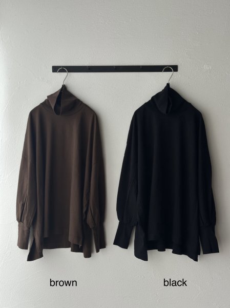 画像3: prit 40/2天竺 タートルネックビッグプルオーバー (3)