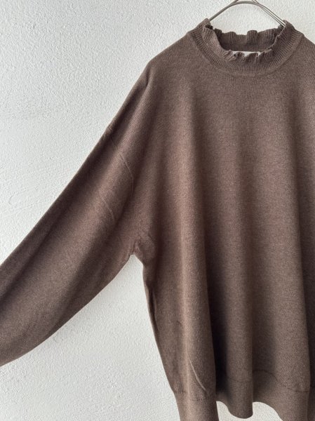 画像6: nouvelles du paradis ムーコットンフリルハイネック (6)