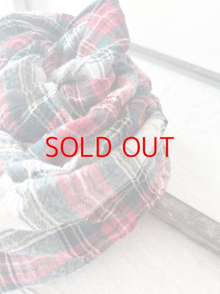 画像2: Véritécoeur Checked Gauze Stole (2)