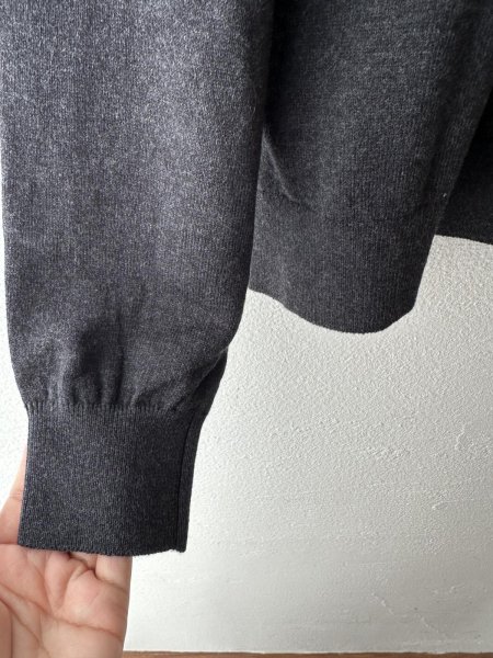 画像11: nouvelles du paradis ムーコットン ポロカーディガン (11)