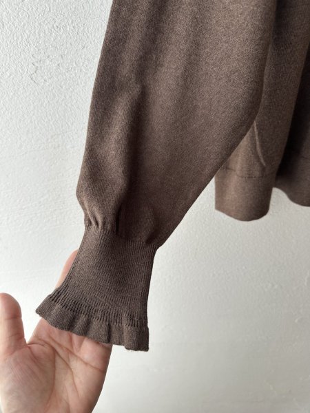 画像7: nouvelles du paradis ムーコットンフリルハイネック (7)