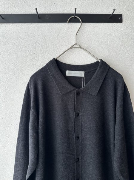 画像8: nouvelles du paradis ムーコットン ポロカーディガン (8)