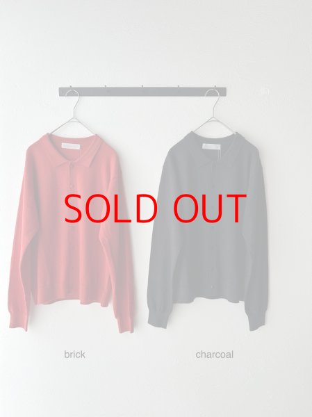 画像7: nouvelles du paradis ムーコットン ポロカーディガン (7)