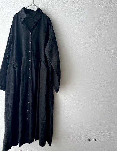 画像16: Luminaes コルトレイクリネン コートワンピース (16)