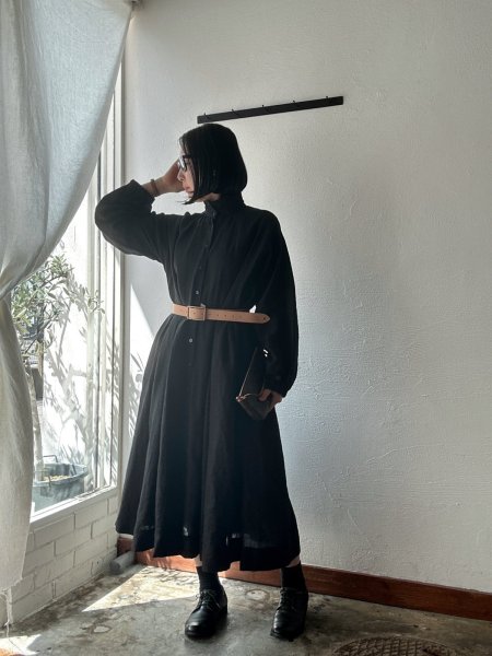 画像14: Luminaes コルトレイクリネン コートワンピース (14)