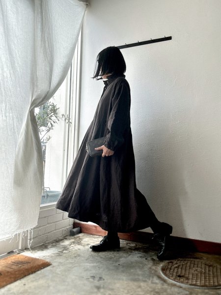 画像4: Luminaes コルトレイクリネン コートワンピース (4)