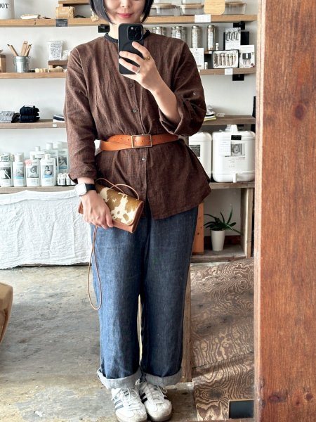 画像4: non-fragile 本革ハラコお財布ポシェット  (4)