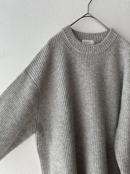 画像10: *sale30%off* prit 2/15ラムウール7G片畦編み ワイドプルオーバー (10)