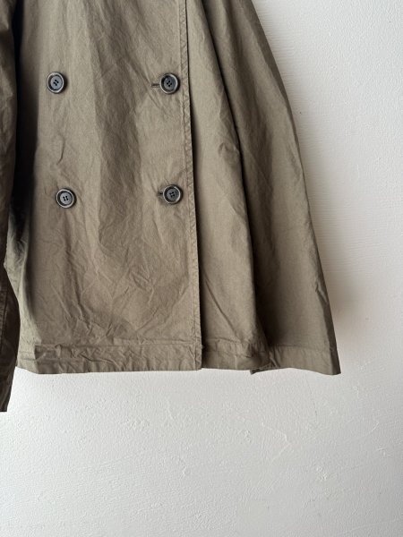 画像13: Veritecoeur ダブルボタンショートコート (13)