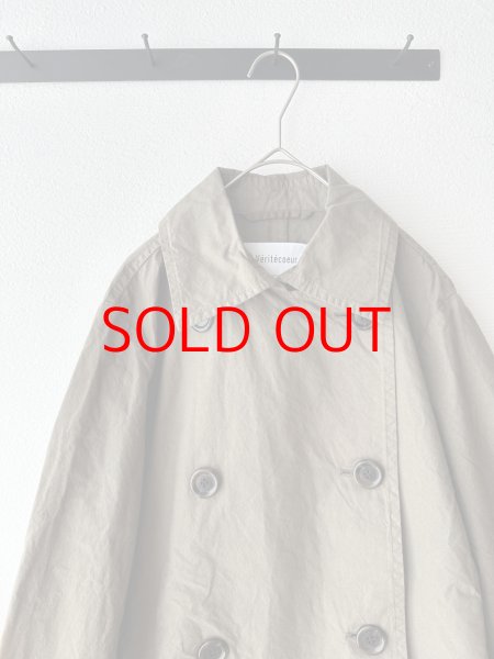 画像4: Veritecoeur ダブルボタンショートコート (4)