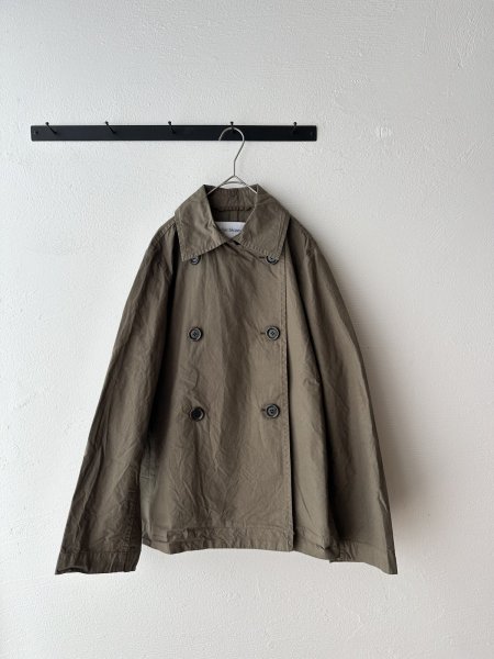 画像9: Veritecoeur ダブルボタンショートコート (9)