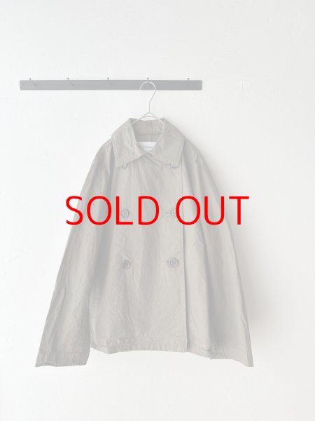 画像1: Veritecoeur ダブルボタンショートコート (1)