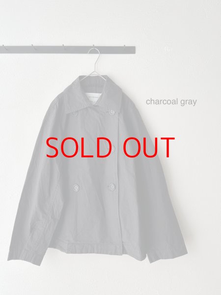 画像3: Veritecoeur ダブルボタンショートコート (3)