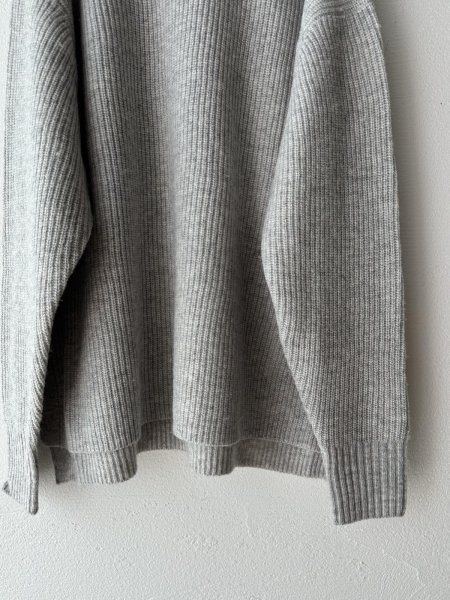 画像12: *sale30%off* prit 2/15ラムウール7G片畦編み ワイドプルオーバー (12)