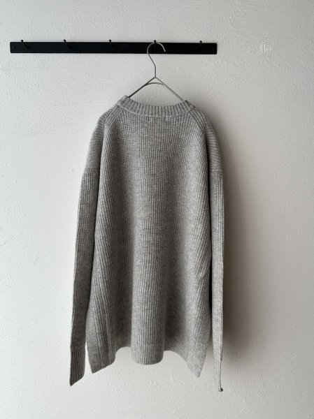 画像13: *sale30%off* prit 2/15ラムウール7G片畦編み ワイドプルオーバー (13)