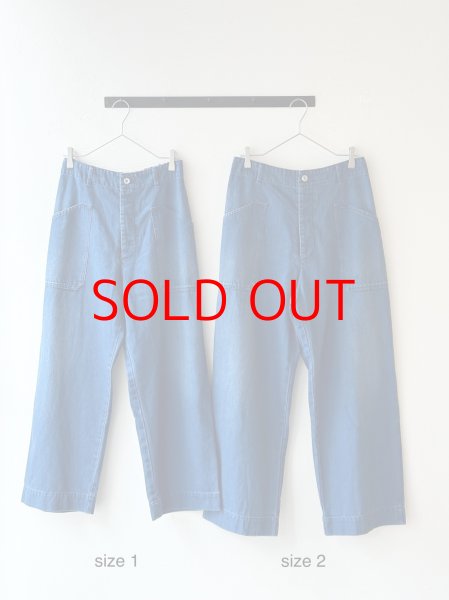 画像16: Veritecoeur デニムユーティリティーパンツ (16)