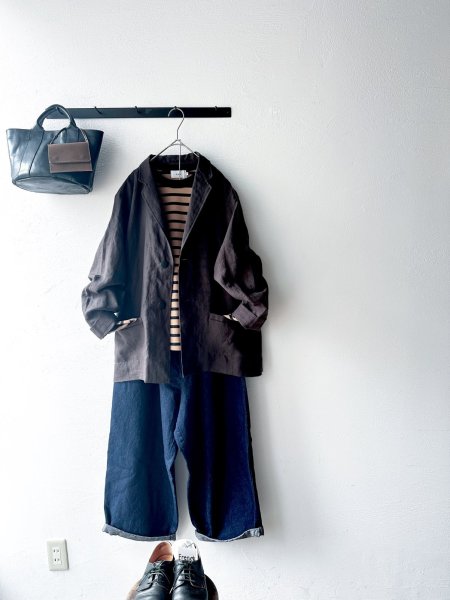 画像2: Véritécoeur デニムタックパンツ (2)