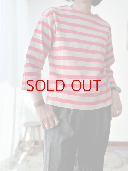 画像3: *sale30%off* nouvelles du paradis ヴァン天竺ボーダー　8分袖プルオーバー (3)