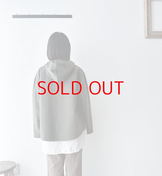 画像4: NATURAL LAUNDRY コットンリネンポプリン ジップアップブルゾン (4)