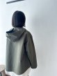画像1: NATURAL LAUNDRY コットンリネンポプリン ジップアップブルゾン (1)