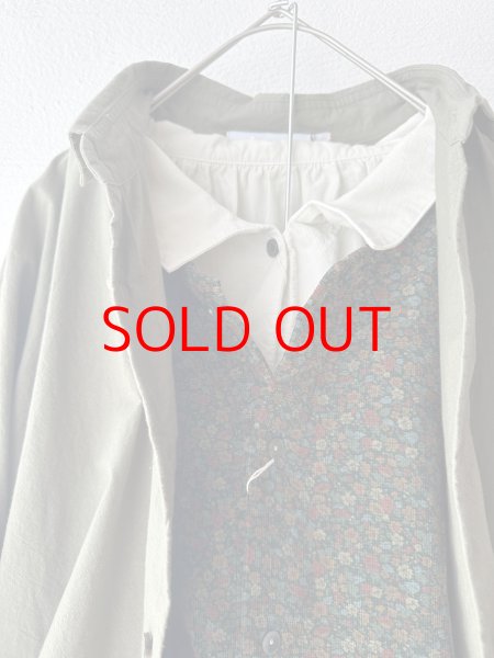 画像8: prit 40/1キャラメルコール小花プリント 2wayベスト 【クリックポスト（185円）発送可能】 (8)