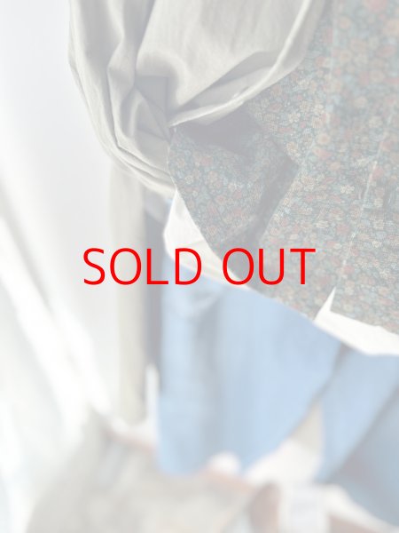 画像7: prit 40/1キャラメルコール小花プリント 2wayベスト 【クリックポスト（185円）発送可能】 (7)