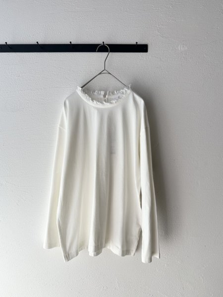 画像4: grin 40/2天竺 × 布帛 フリルPO【クリックポスト（185円）発送可能】 (4)