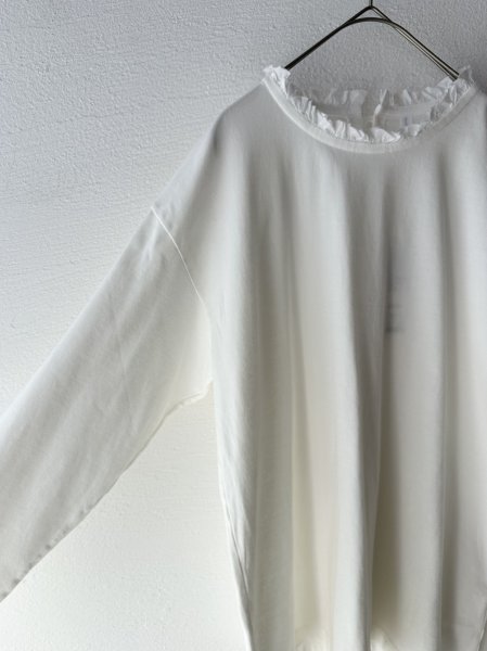 画像7: grin 40/2天竺 × 布帛 フリルPO【クリックポスト（185円）発送可能】 (7)