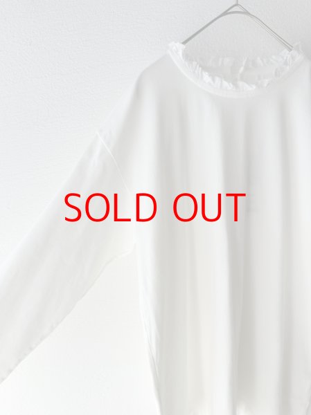画像10: *sale40%off* grin 40/2天竺 × 布帛 フリルPO【クリックポスト（185円）発送可能】 (10)